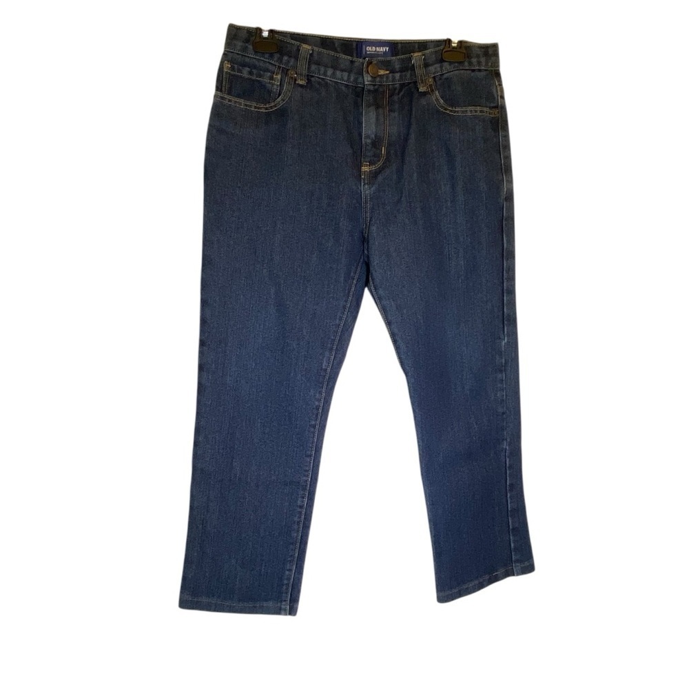 OLD NAVY Kids size 18R Blue denim Skinny Jeans medium wash with adjustable waist